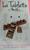 Chocolat lait fourré truffe fantaisie nature
