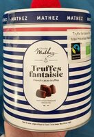 Truffe fantaisie au chocolat noir