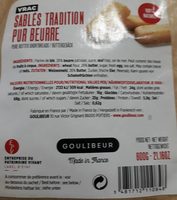 Sablés tradition pur beurre