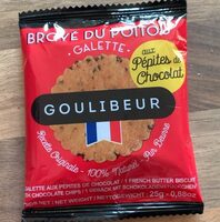 Galette aux pepites de chocolat