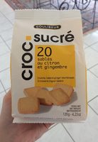 Sablés au citron et gingembre