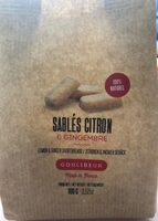 Sablés citron et gingembre