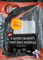 Saucisses blanches Tomate Basilic Mozzarella