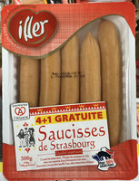 Saucisses de Strasbourg (4+1 gratuite)