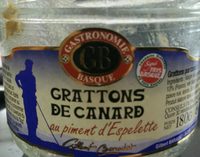 Grattons de canard GASTRONOMIE BASQUE