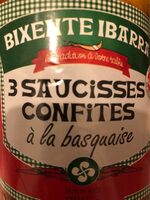 Saucisses confites