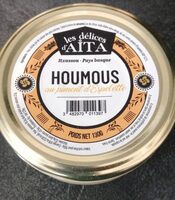 Houmous au piment d'espelette