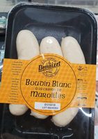 Boudin blanc a la crème de maroilles