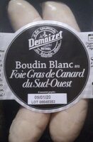 Boudin blanc au foie gras de canard