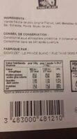 Boudin blanc au maroilles