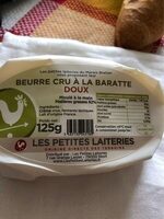 Beurre cru a la baratte