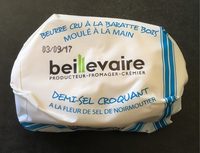 Beurre cru demi sel