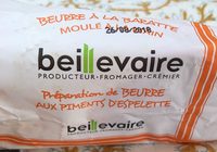 Préparation de Beurre aux Piments d'Espelette
