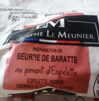 Beurre de baratte au piment d'espelette