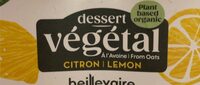 Dessert végétal à l'avoine citron