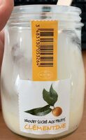 Yaourt sucre clementine