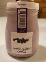 Yaourt sucré cassis