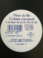 Crème caramel fleur de ré