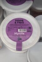 Fromage blanc myrtille