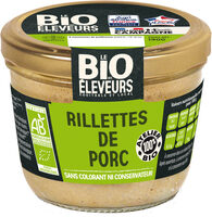 Rillettes de  porc bio