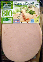 Blanc de Poulet Qualité supérieure Bio Bonjour campagne