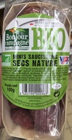 Minis saucissons secs nature