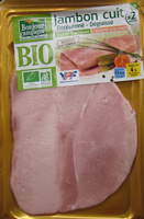Jambon cuit découénné dégraissé Bio