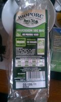 Saucisson Sec bio Au Poivre Vert