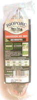 Saucisson sec bio aux noisettes