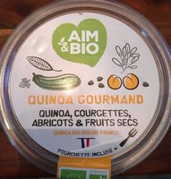 Quinoa gourmand Quinoa, courgettes, abricots & fruits secs