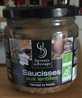 Saucisses aux lentilles