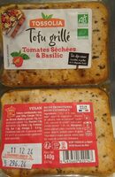 Tofu grillé tomates séchées basilic