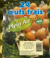 Oeufs par 24 calibre moyen