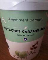 Glace artisanale - Pistaches caramélisées