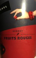 Sorbet fruit rouge