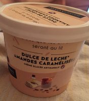 Crème Glacée Dulce de Leche, Amandes Caramélisées