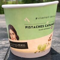 Glace artisanale Pistaches Caramélisées