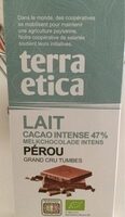 Chocolat lait Pérou 47 %