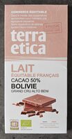 Chocolat Lait Madagascar 50%
