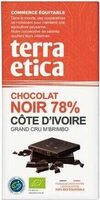 Chocolat noir 78% Côte d'Ivoire