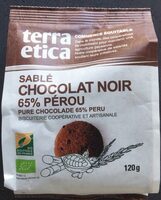 Sablés chocolat noir 65% Pérou