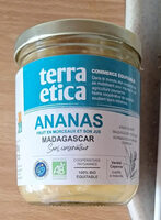 Ananas fruit en morceaux et son jus