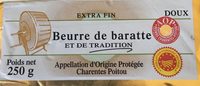Beurre de baratte et de tradition