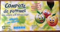 Compote de pommes allégée en sucres