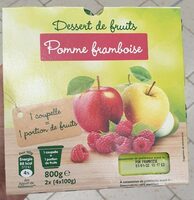 Dessert de fruits Pomme framboise