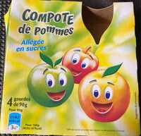 Compote de pomme allégée en sucres