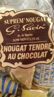 Nougat tendre au chocolat