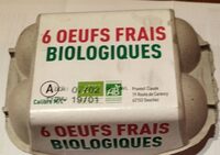 6 oeufs frais biologique