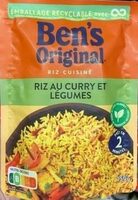 Riz au curry et légumes