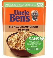 Riz aux champignons de Paris